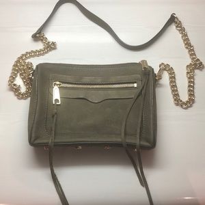 Rebecca Minkoff Olive & Gold Crossbody Bag